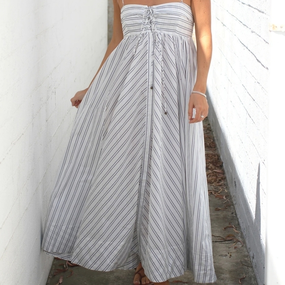 Free People | NWT Easy Breezy Striped Dress - Picture 4 of 11